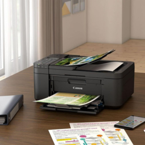 Canon Pixma TR4645 Color Wireless Print Scan Copy PG445-CL446 Ink Up to 4.4ppm Black