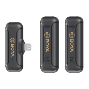 Boya By-WM3T2-D2 Digital True-Wireless Microphone System with Lightning Connector for iOS Mobile Dev