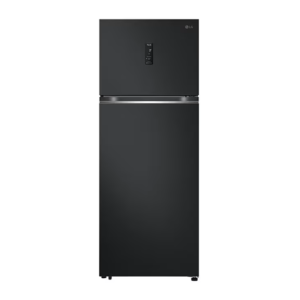 LG 473L REFRIGERATOR - TOP FREEZER GN-F452PFAQ - Top Freezer Fridge in Essence Matt Black | Auto ice maker