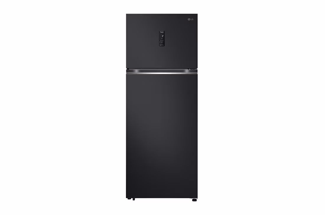LG 473L REFRIGERATOR - TOP FREEZER GN-F452PFAQ - Top Freezer Fridge in Essence Matt Black | Auto ice maker - Image 2