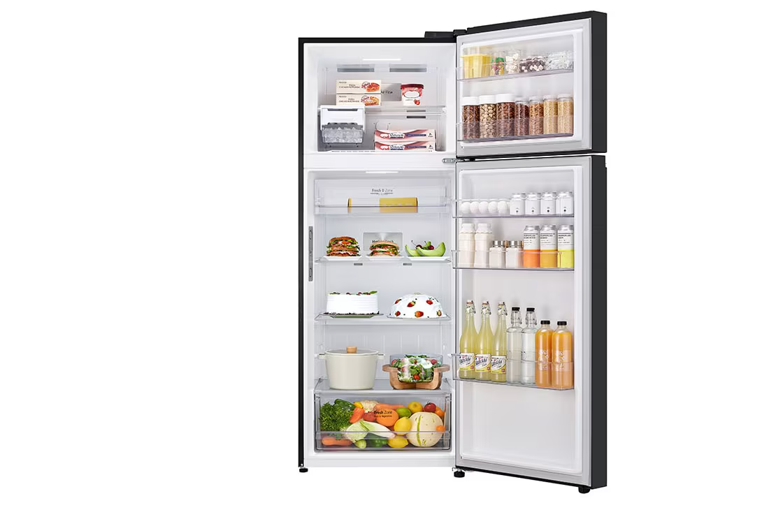 LG 506L REFRIGERATOR - TOP FREEZER GN-H722HLHM - Inverter Linear Compressor, Digital, Hygiene Fresh Filter, Door Cooling, Silver - Image 6