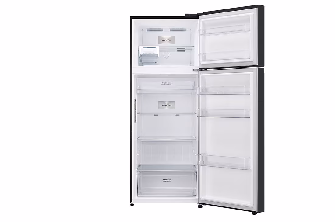 LG 473L REFRIGERATOR - TOP FREEZER GN-F452PFAQ - Top Freezer Fridge in Essence Matt Black | Auto ice maker - Image 4