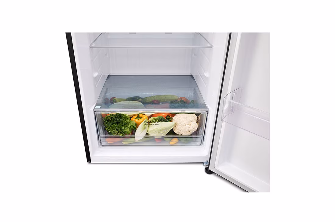 LG 473L REFRIGERATOR - TOP FREEZER GN-F452PFAQ - Top Freezer Fridge in Essence Matt Black | Auto ice maker - Image 5