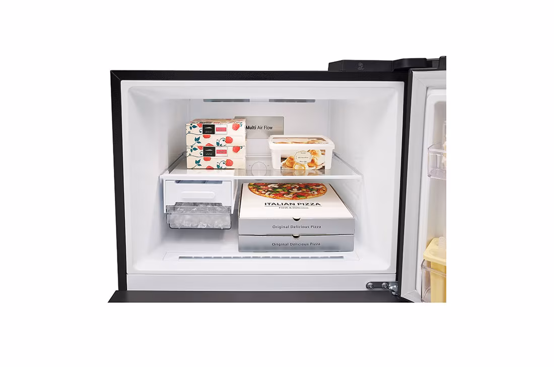 LG 473L REFRIGERATOR - TOP FREEZER GN-F452PFAQ - Top Freezer Fridge in Essence Matt Black | Auto ice maker - Image 6
