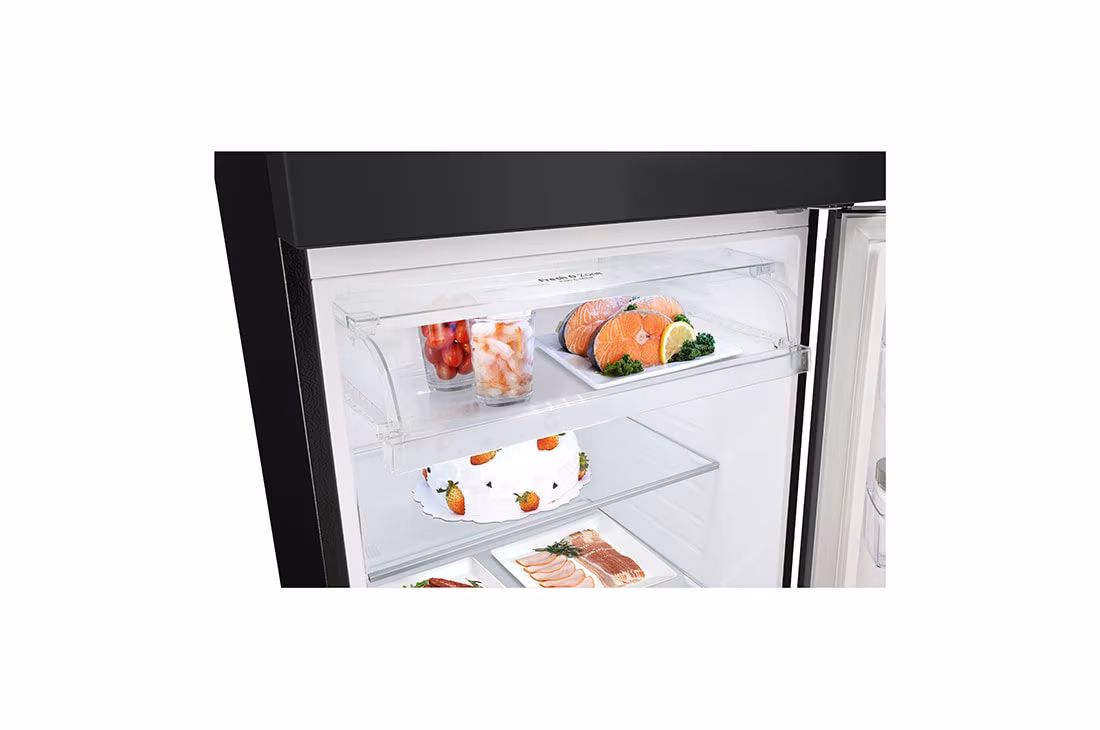 LG 473L REFRIGERATOR - TOP FREEZER GN-F452PFAQ - Top Freezer Fridge in Essence Matt Black | Auto ice maker - Image 7