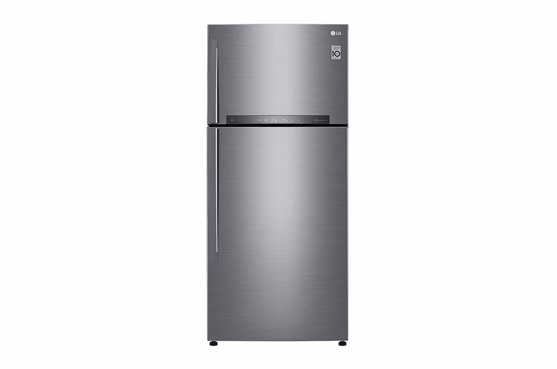 LG 506L REFRIGERATOR - TOP FREEZER GN-H722HLHM - Inverter Linear Compressor, Digital, Hygiene Fresh Filter, Door Cooling, Silver