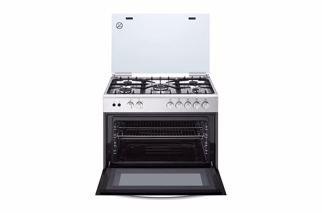 LG 5 GAS COOKER FA415RMA - 5 Cook Zones, Removable Door Glass, Rotissrie Grilling, Flame Failure Device - Image 3