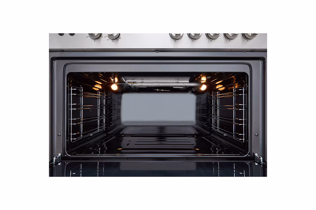 LG 5 GAS COOKER FA415RMA - 5 Cook Zones, Removable Door Glass, Rotissrie Grilling, Flame Failure Device - Image 7
