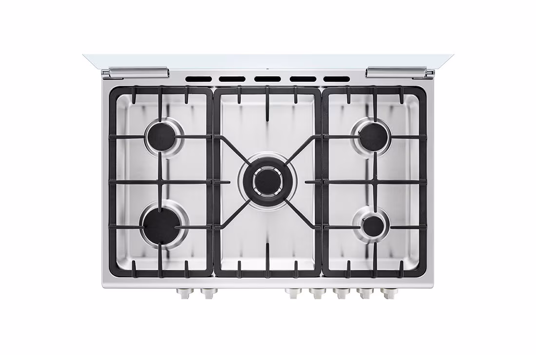 LG 5 GAS COOKER FA415RMA - 5 Cook Zones, Removable Door Glass, Rotissrie Grilling, Flame Failure Device - Image 10