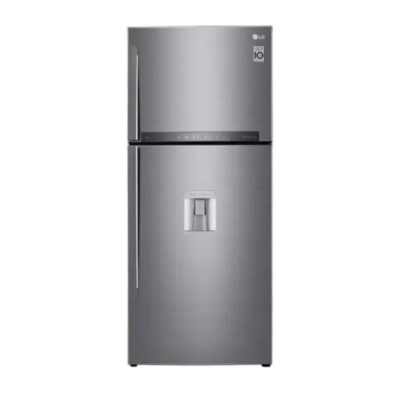LG 473L REFRIGERATOR - TOP FREEZER GL-C682HLCL - Door-in-door with Dispenser, Smart Inverter Compressor, Silver - Image 2