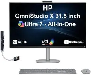 HP All In One 24 Ultra 7 155U 8GB RAM DDR5 512GB SSD Intel Iris Xe Graphics 23.8 Inches FHD Touchscreen
