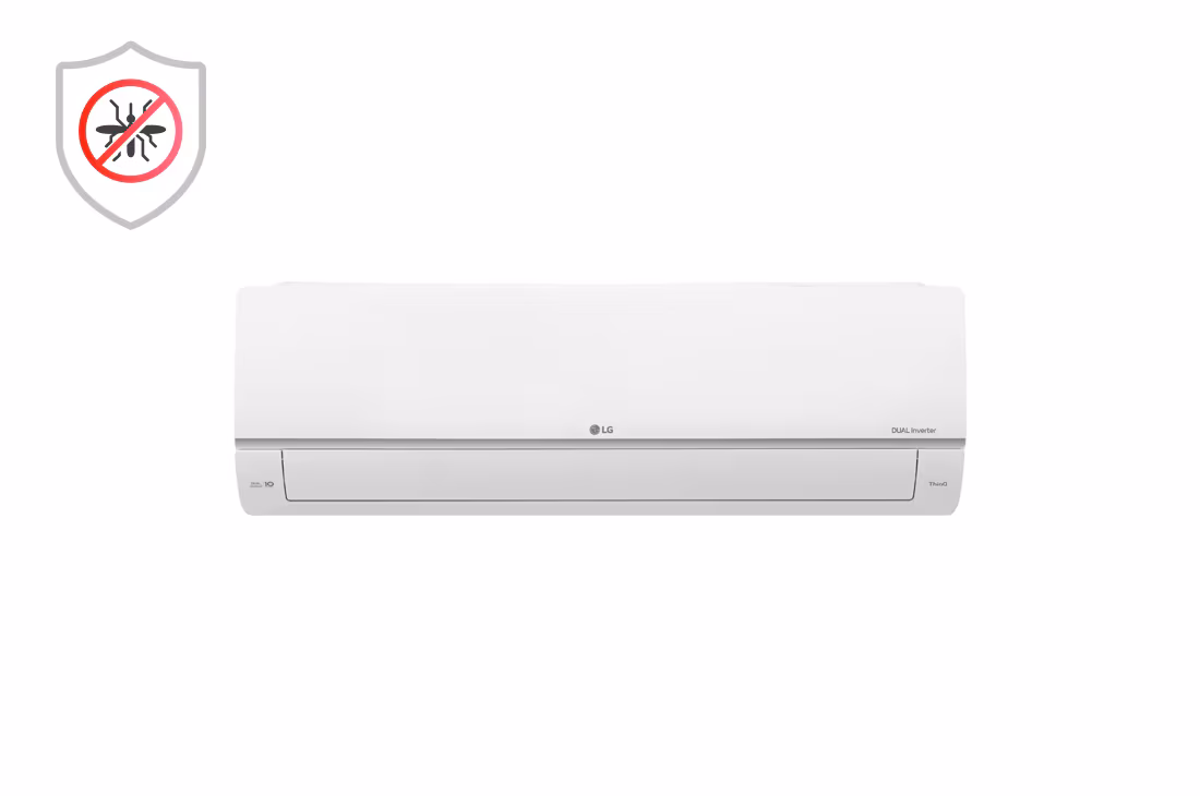 LG 1.5 AIR CONDITIONER - Dual Inverter MOSQUITO AWAY S4-Q12JA28J - Dual Cool Inverter with Mosquito Away