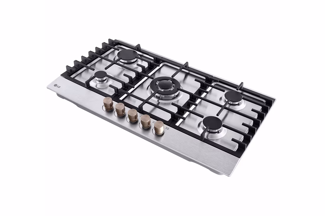 LG 5 BURNER - 90CM BUILT IN GAS STOVE CG5Z3626S - Image 4