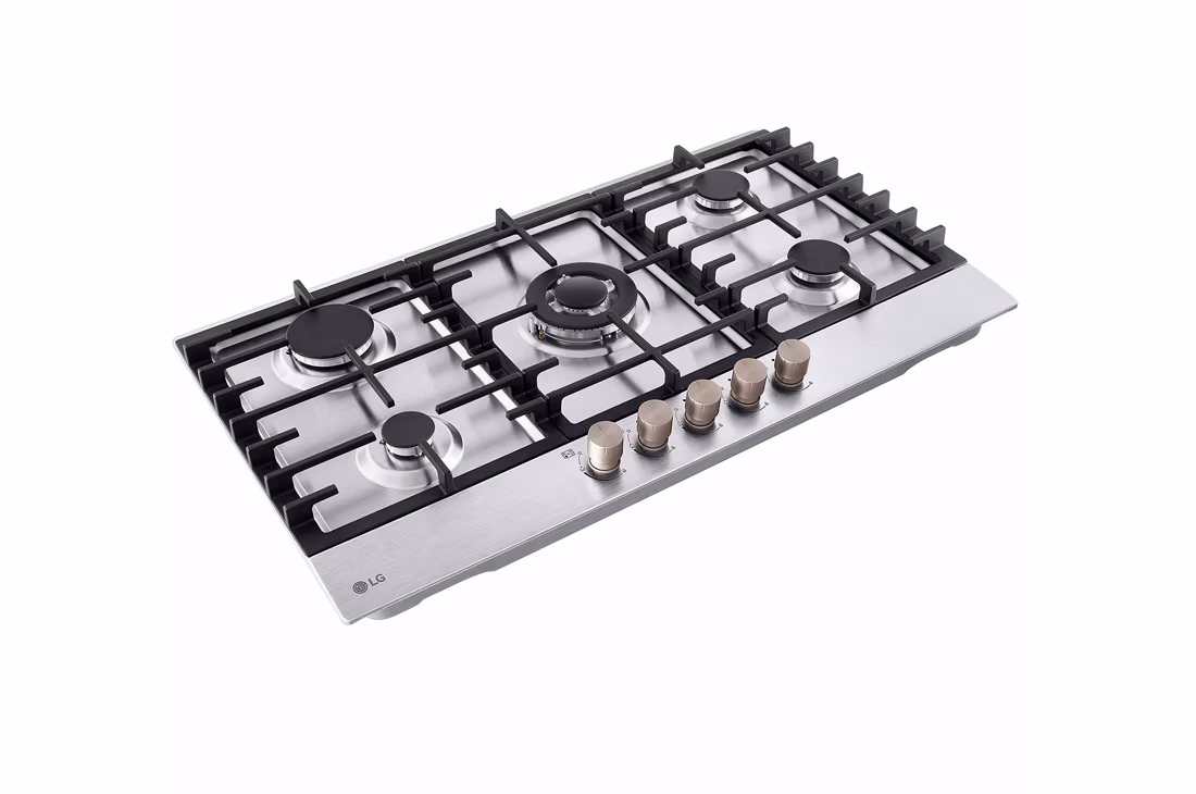 LG 5 BURNER - 90CM BUILT IN GAS STOVE CG5Z3626S - Image 3