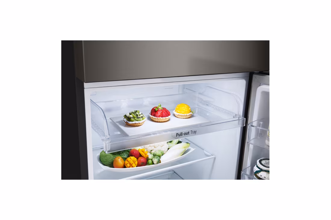 LG 395L REFRIGERATOR - TOP FREEZER GN-B392PXGB - Smart Inverter Compressor, Stylish & Efficient, Linear, Door Cooling, Multi Airflow, Black - Image 3