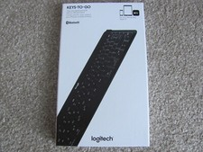 Logitech Keys To Go Ultra Slim Keyboard with Add on iphone Stand