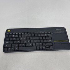 Logitech K400 Plus Wireless Touch Keyboard-Black
