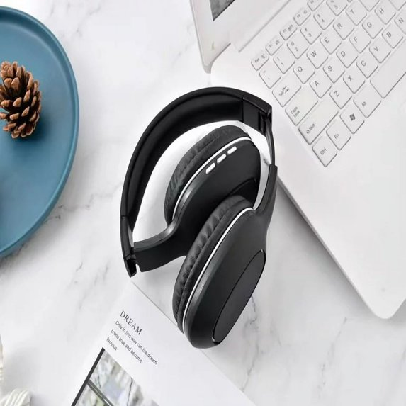 Bluetooth V5.0 Lightweight Over Ear Headset with Microphone - Image 3
