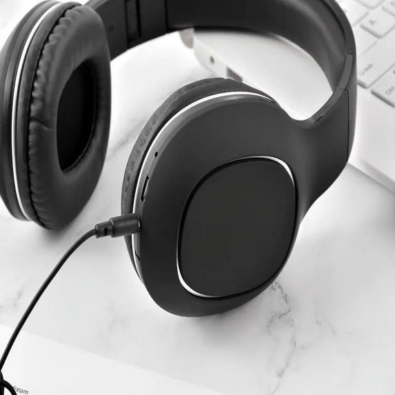 Bluetooth V5.0 Lightweight Over Ear Headset with Microphone - Image 4