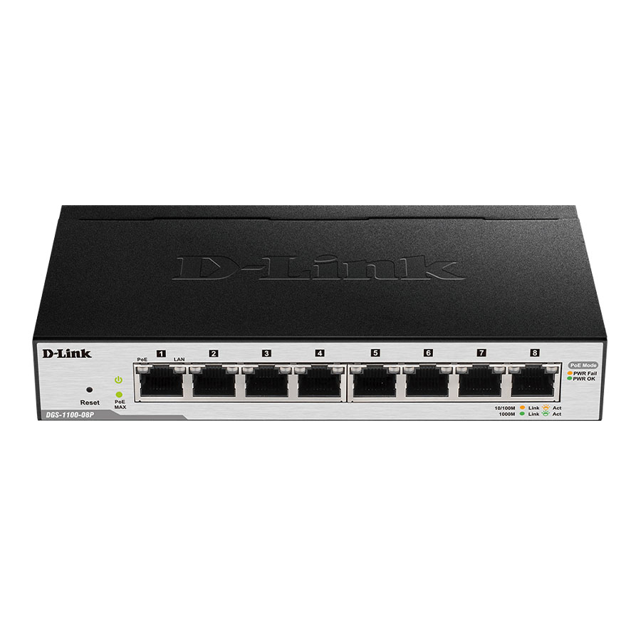 D-Link 8 PORT 10/100/100 Mbps POE Easy Smart Green Switch - Image 3
