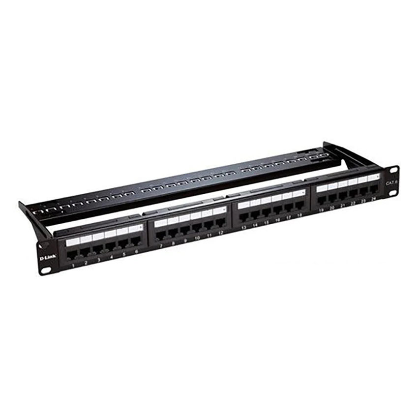 D-Link Cat6 UTP 24 Port Loaded Patch Panel - Image 2