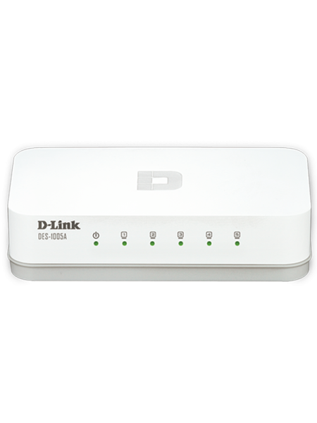 D-Link DES 1005A/E 5 Port 10/100Mbps Unmanaged Switch