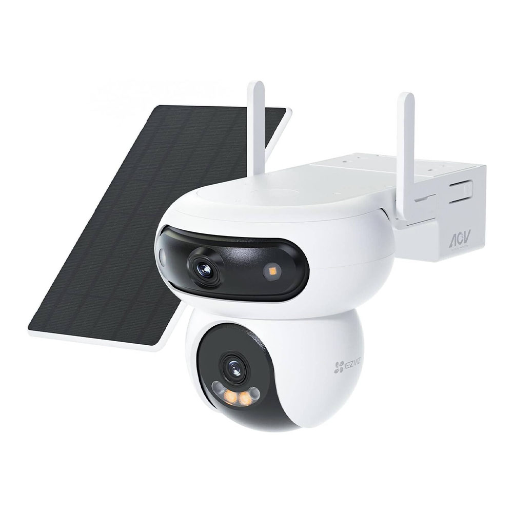 EZVIZ Dual-Lens All-Day Recording Wi-Fi Camera + Solar Panel 8W 4G