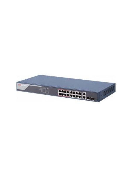 Hikvision 16-Port Fast Ethernet Smart POE Switch
