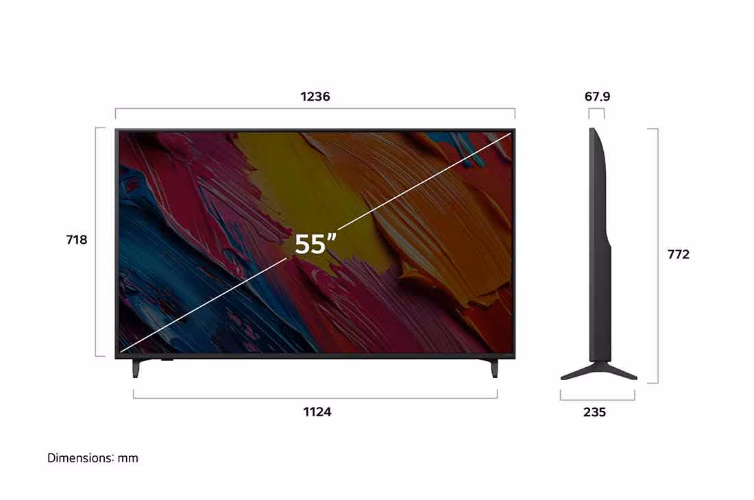 LG 55 QNED TV 4K 55QNED70A6A - Image 6