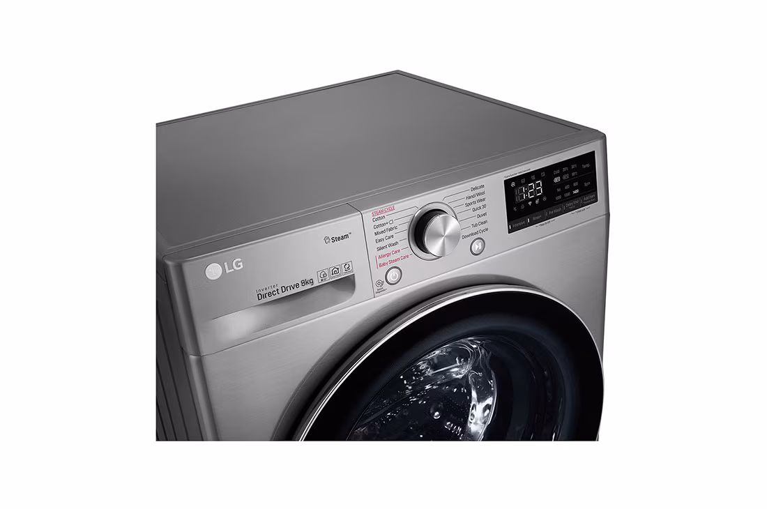 LG 8KG FRONT LOAD WASHING MACHINES - F2Y1TYP6J - Image 6