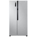 LG 519L REFRIGERATOR - NORMAL SIDE BY SIDE GCFB507PQAM - Side-By-Side Refrigerator, Smart Inverter Compressor, Multi Air flow, Silver