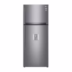 LG 473L REFRIGERATOR - TOP FREEZER GL-C682HLCL - Door-in-door with Dispenser, Smart Inverter Compressor, Silver
