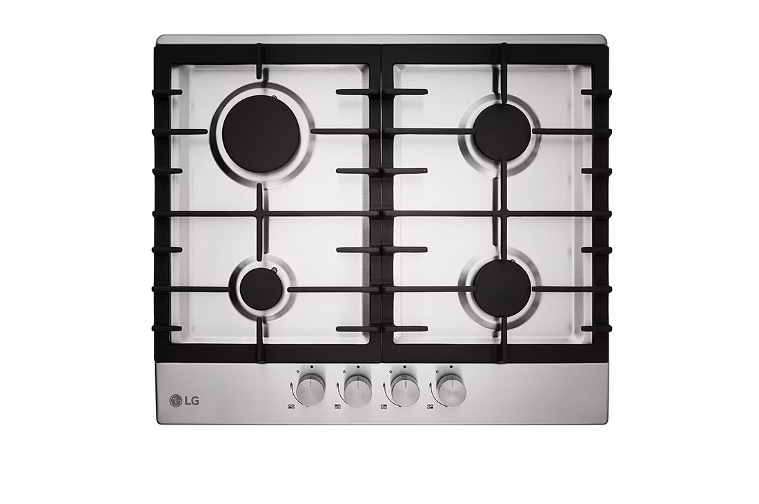 LG 4 BURNER - 60CM BUILT IN GAS STOVE HU641BBG - Image 2