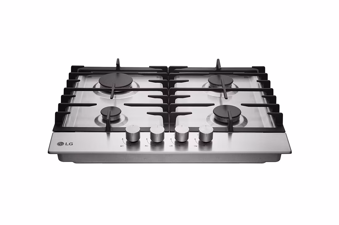 LG 4 BURNER - 60CM BUILT IN GAS STOVE HU641BBG - Image 3