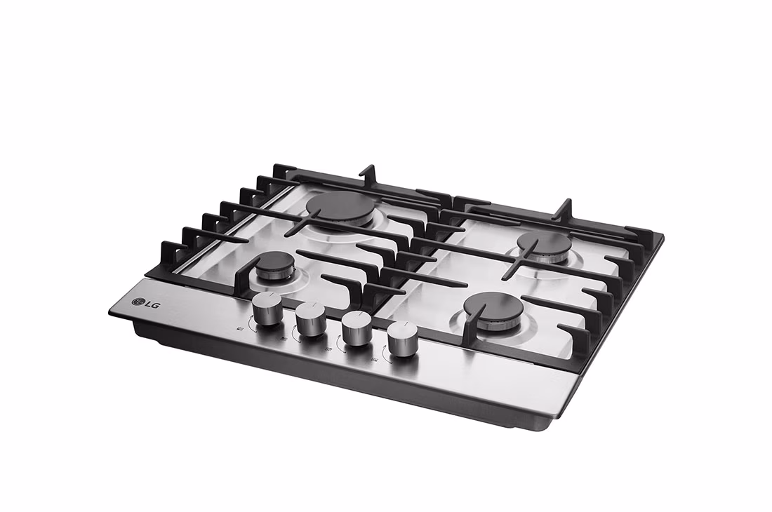 LG 4 BURNER - 60CM BUILT IN GAS STOVE HU641BBG - Image 6