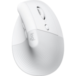 Logitech Lift Wireless Vertical Ergonomic Mouse-Off White