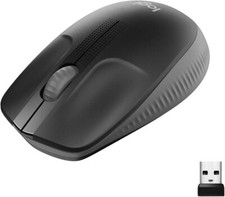 Logitech M190 Wireless Mouse – Charcoal