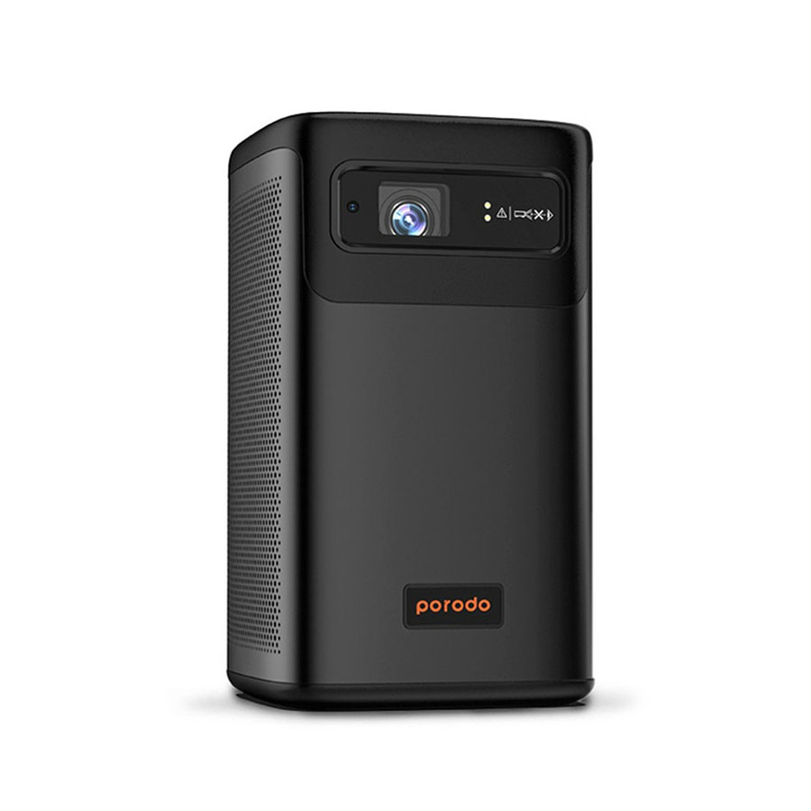 Porodo Android 9.0 960*540P DLP Portable Projector – Black - Image 4