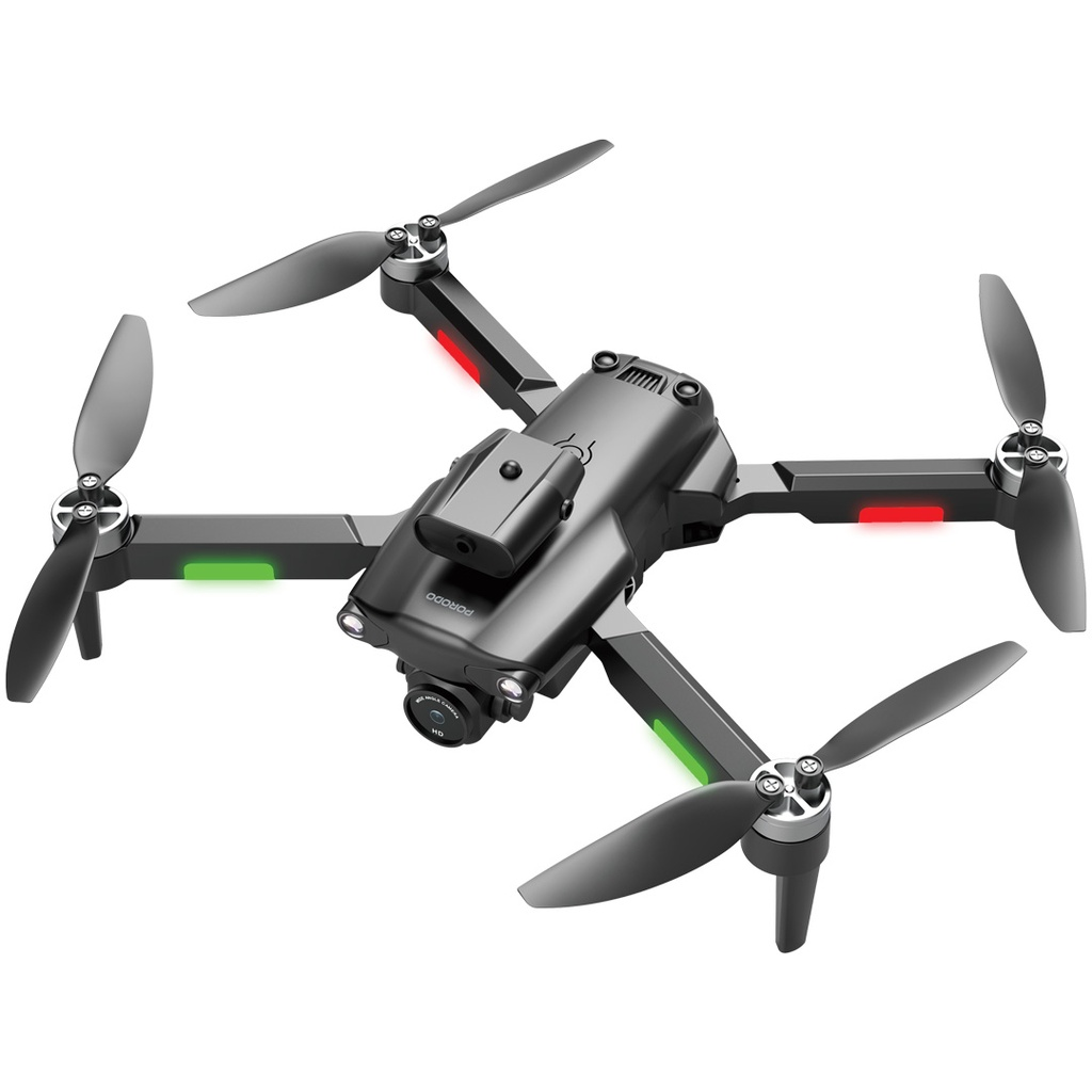 Porodo R/C Folding Drone With Brushless Motor and Infrared Obstacle Avoidance – Black