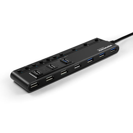 Promate 3250W 4-Outlet Charging Hub with 3 USB Ports