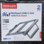 Promate 9-in-1 Multiport USB-C Hub with Laptop Stand