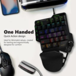 Vertux One Handed Gaming Keypad with Joystick