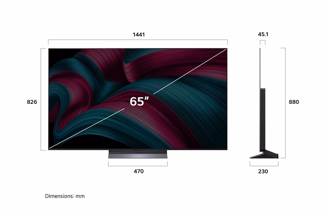 LG 65" OLED TV (OLED65C5) - Image 3