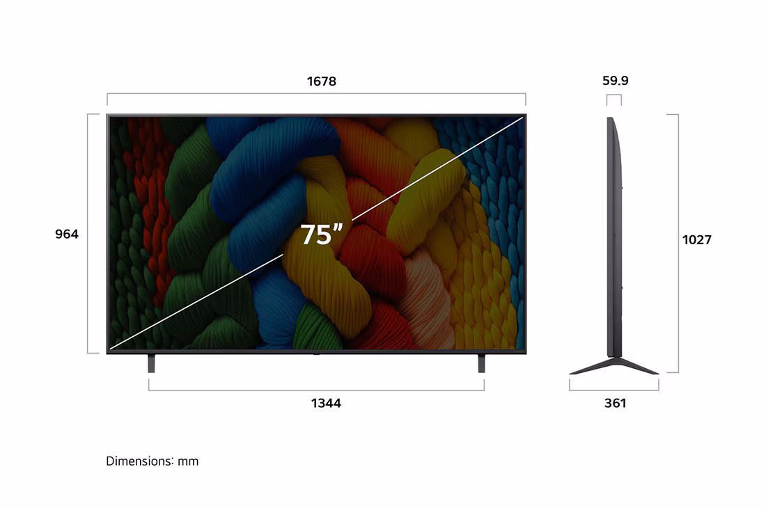 LG 75" NanoCell 4K TV (75NAN080) - Image 2