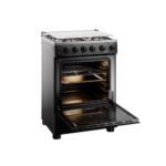 Eldo gas cooker 4 burrner 60X55Cm silver oven grill
