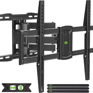 Eldo 37-86 inches full motion TV bracket tilt range +5 ~ -15