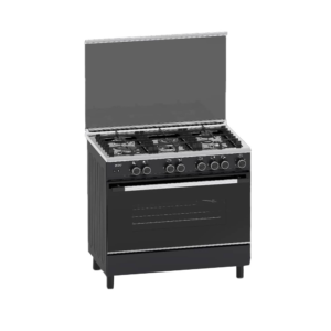 Eldo gas cooker 4 burrner 60X60Cm black oven grill rotisseti