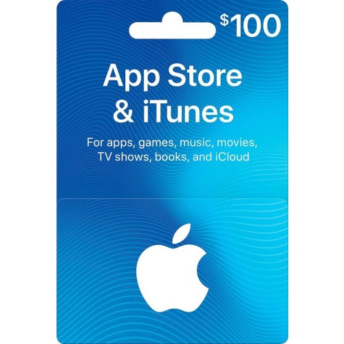 Apple iTunes Gift Card $100 USD (Physical Card Image Delivery)