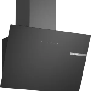 Bosch Serie 2 60cm Wall Mounted Black Glass Chimney Hood (DWK65DK60)
