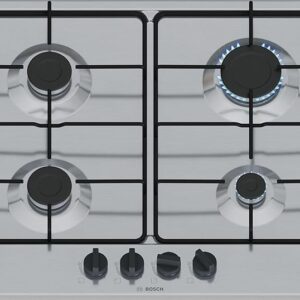Bosch Serie 2 60cm Stainless Steel Gas Hob (PGP6B5K85)